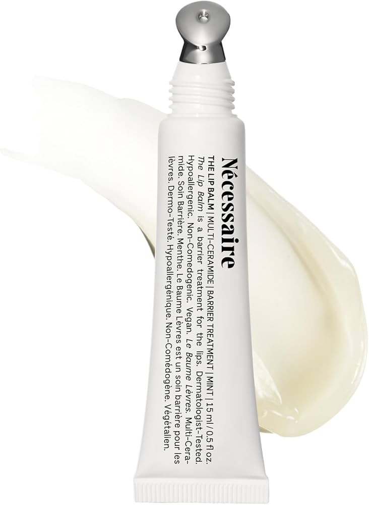 N\u00e9cessaire The Lip Balm | Hydrating Hyaluronic Acid Lip Balm for Women and Men, Mint Oil wit... | Amazon (US)