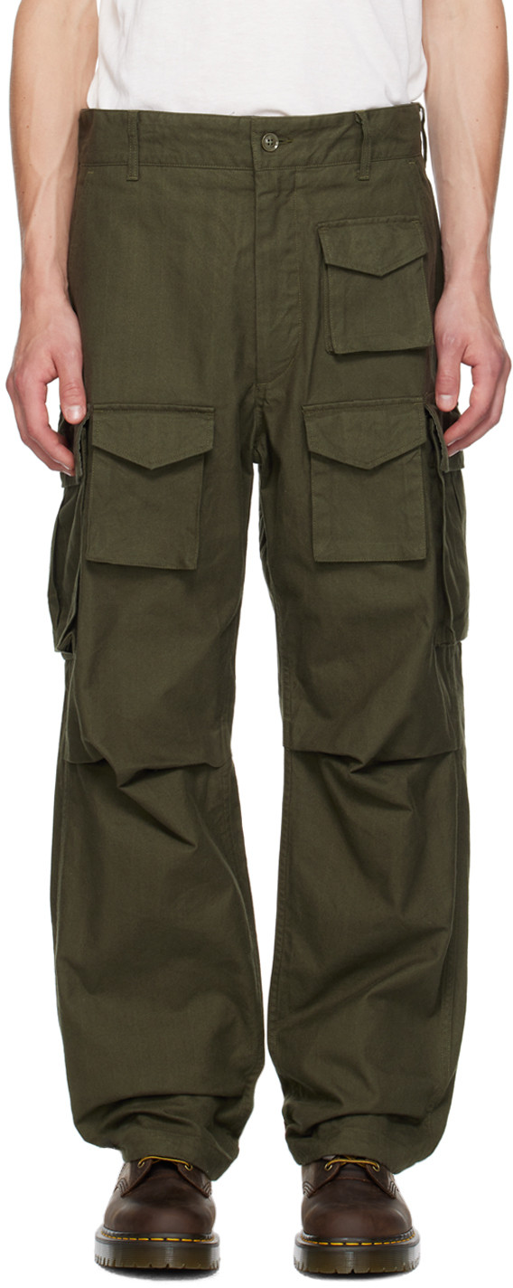 Engineered Garments Green FA Cargo Pants | SSENSE