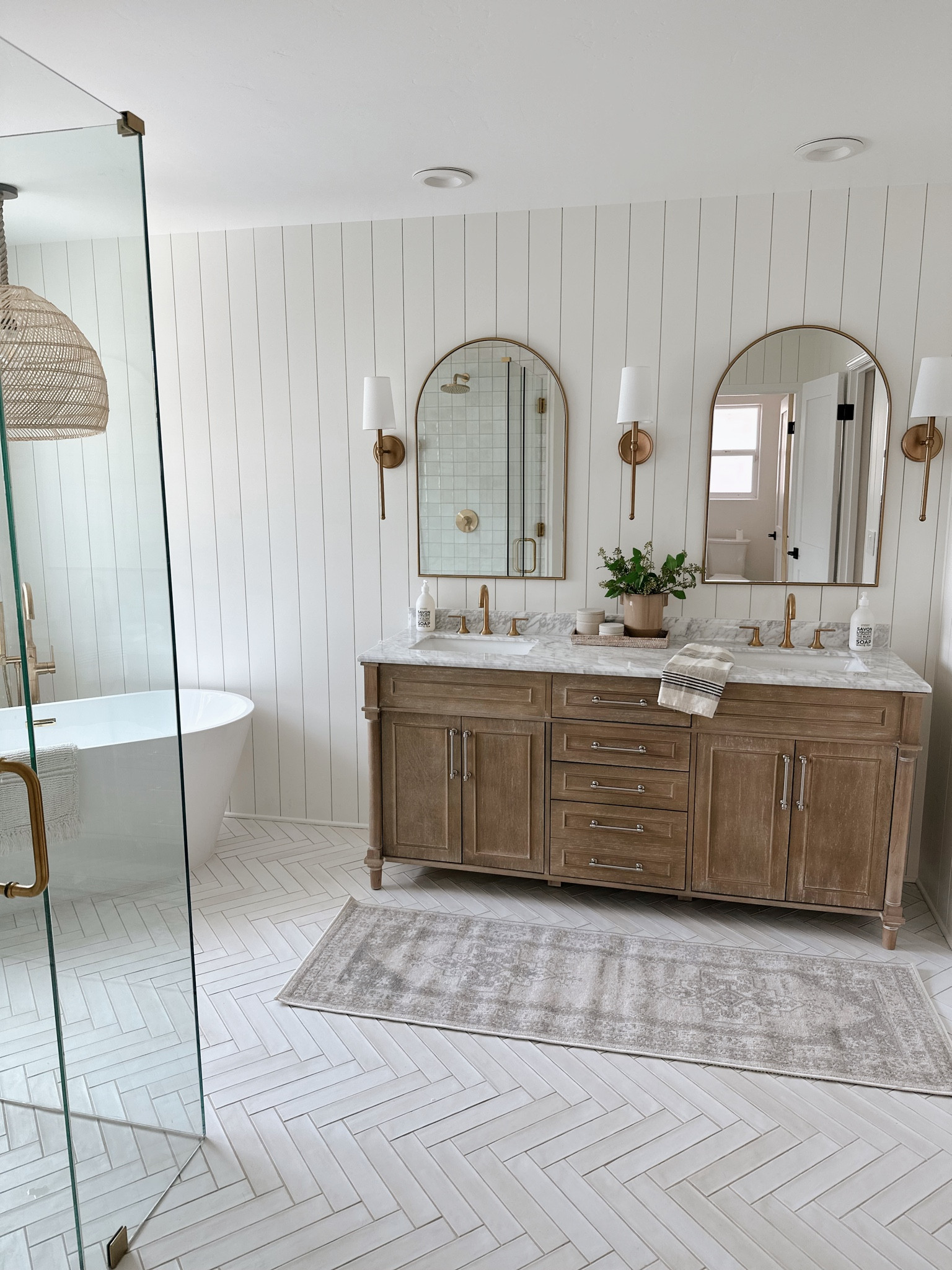 Cannot believe our bathroom is finally finished! Linking what I can here! 

Bathroom remodel, primary bathroom, bathroom hardware, bathroom update 

#LTKhome