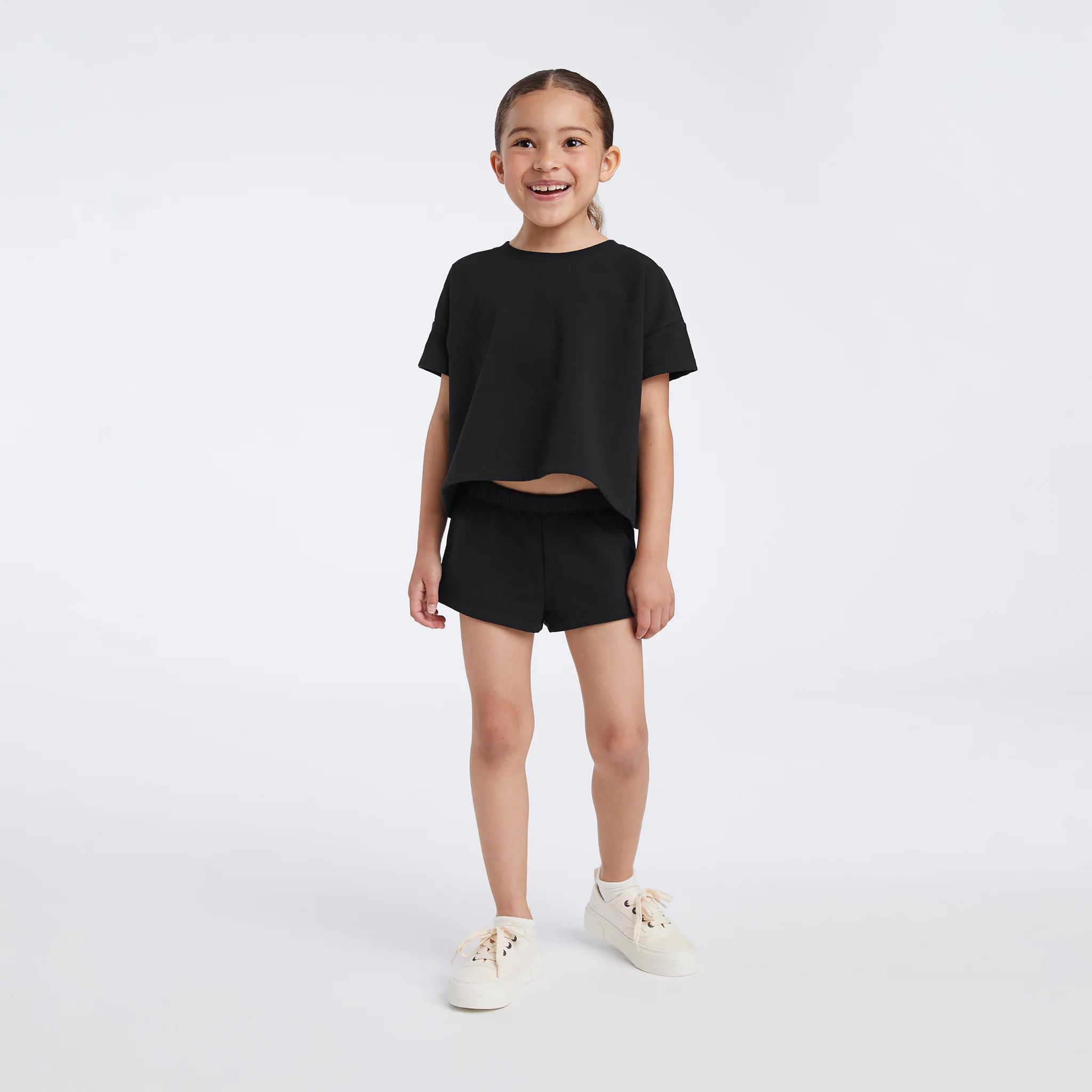 Mini Shorts Set | Black | tones