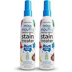 Miss Mouth's Messy Eater Stain Treater Spray - 4oz 2 Pack Stain Remover - Newborn & Baby Essentia... | Amazon (US)