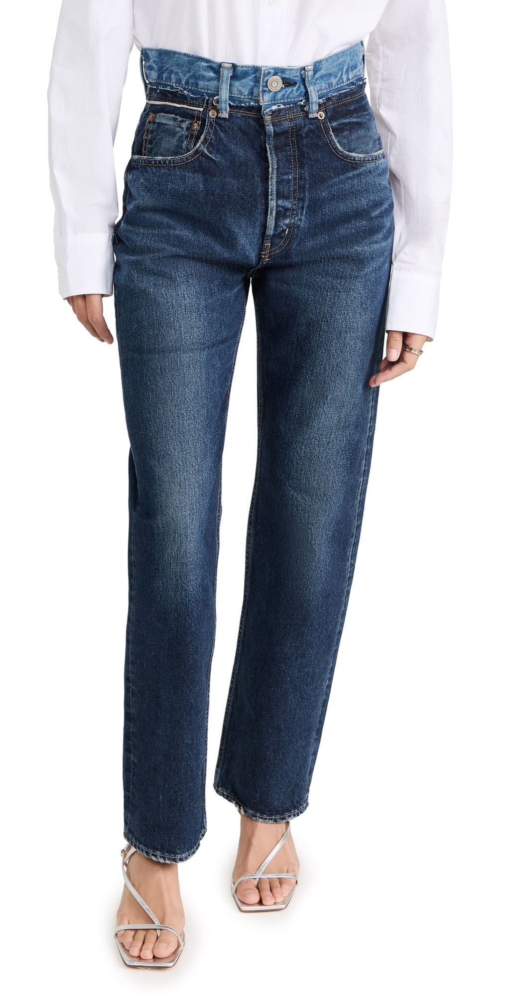 MOUSSY VINTAGE MV Boulder Wide Straight Jeans | Shopbop | Shopbop