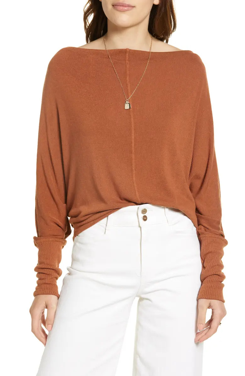 Boat Neck Dolman Sleeve Top | Nordstrom