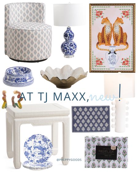 Tj maxx, home decor, preppy, grandmillennial, block print, blue and white, chinoiserie 

#LTKHome #LTKSaleAlert #LTKFindsUnder100