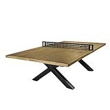 JOOLA Berkshire Outdoor Table Tennis Table - Multi Use Conference Table Dining Table - Concrete Oak  | Amazon (US)