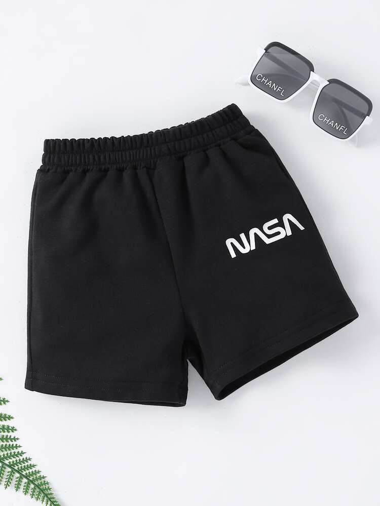 Baby Letter Graphic Shorts | SHEIN
