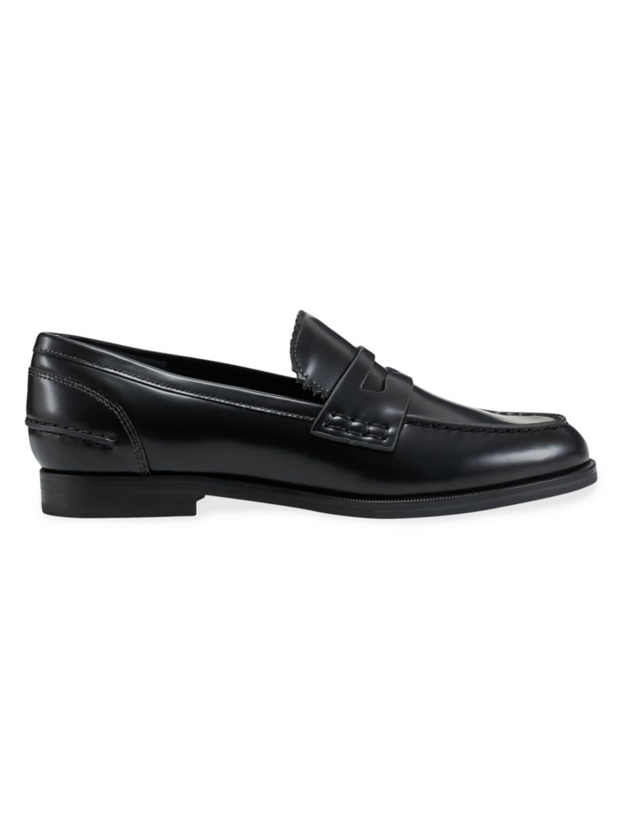 Milton Leather Penny Loafers | Saks Fifth Avenue