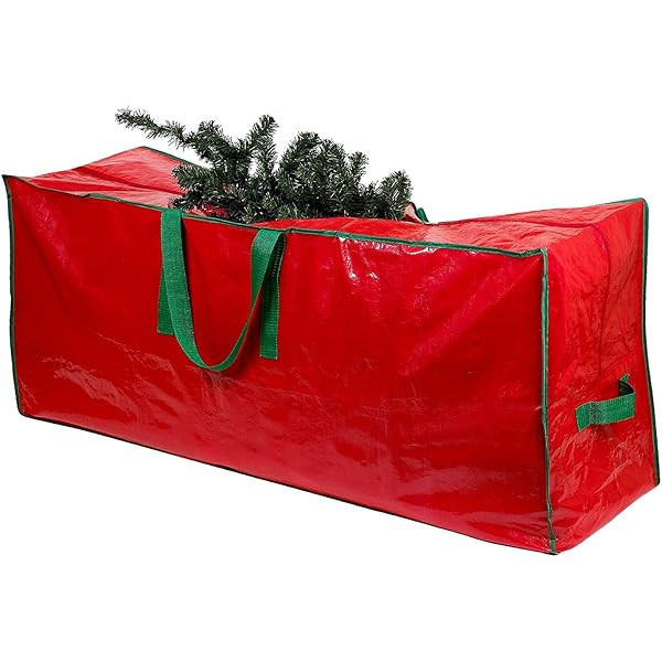 Large Christmas Tree Storage Bag - Fits Up to 9 ft Tall Holiday Artificial Disassembled Trees with D | Amazon (US)