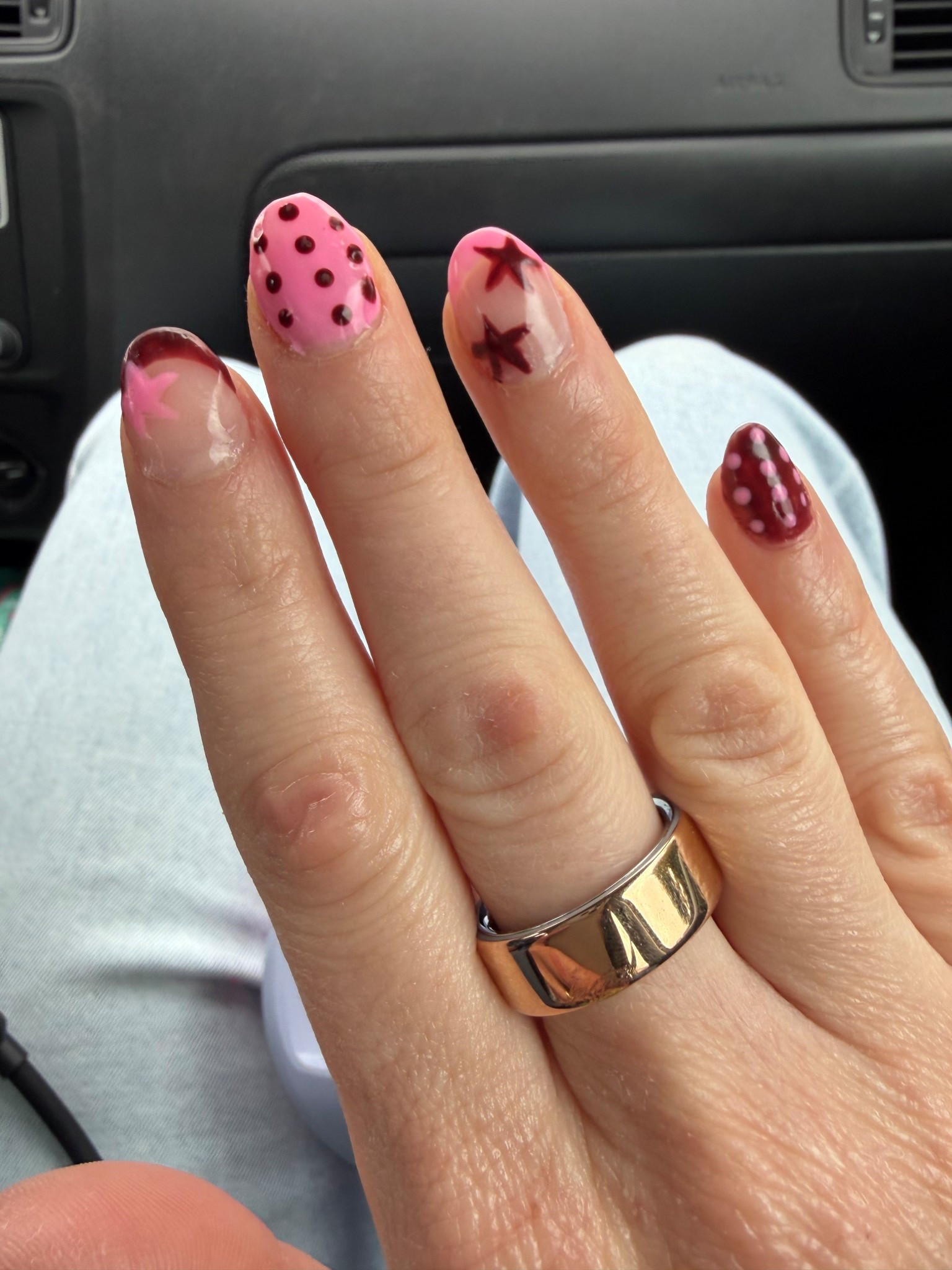 First attempt at doing my own nails! 

#LTKdayinmylife #LTKBeauty #LTKselfcare