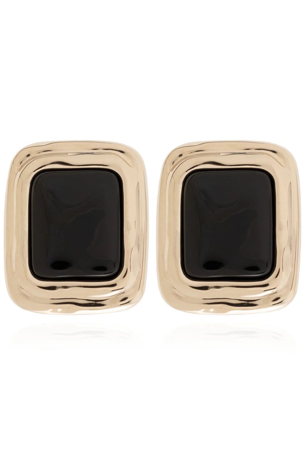 Saint Laurent Square Cabochon Earrings | Cettire Global
