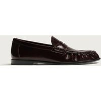 Zara - Penny Dress Loafers - Burgundy Red - 14 - Man | Zara US