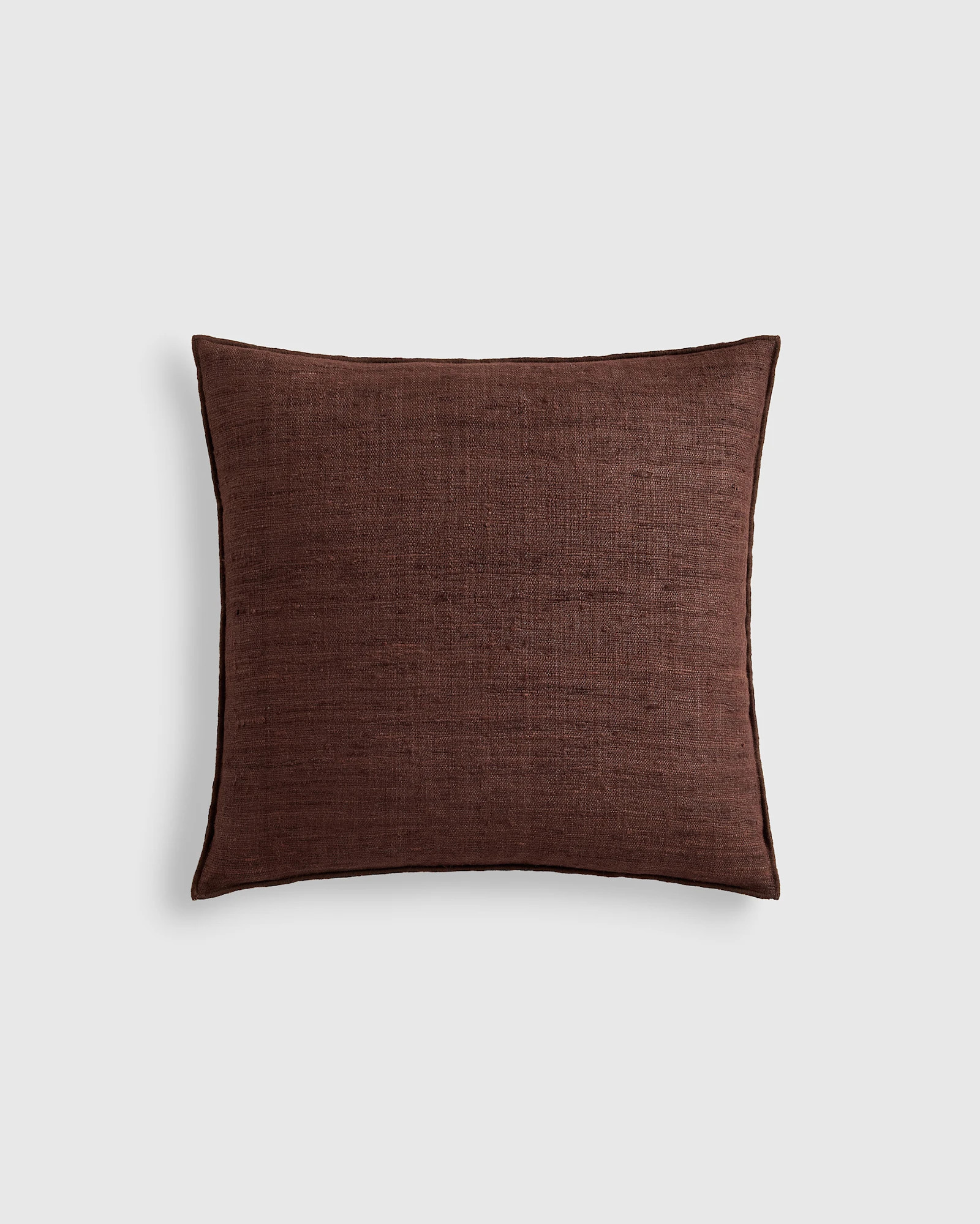 Quince | Raw Silk Textured Pillow Cover in Ivory, Size 22x22 | Quince