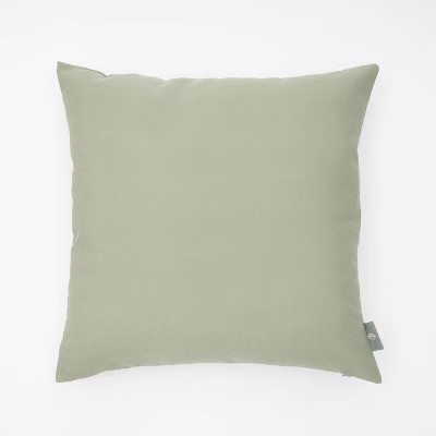 18"x18" Tristin Solid Indoor/Outdoor Square Throw Pillow - freshmint | Target