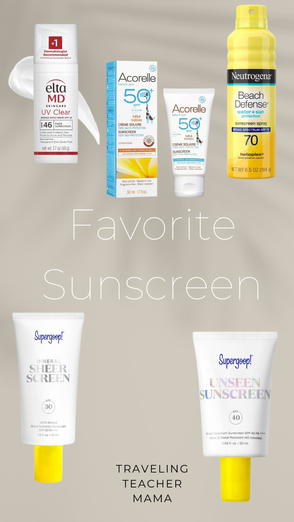 Favorite sunscreen for sensitive skin, those on a budget, baby, and makeup lovers 

#LTKbeauty #LTKSeasonal #LTKxSephora