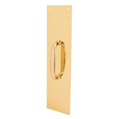 Prime-Line Door Pull Plate with Handle, 4 in. x 16 in. (Single Pack) | Wayfair North America