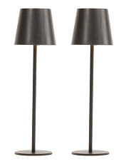 2pk 14in Modern Shade Tabletop Touch Lamps | TJ Maxx