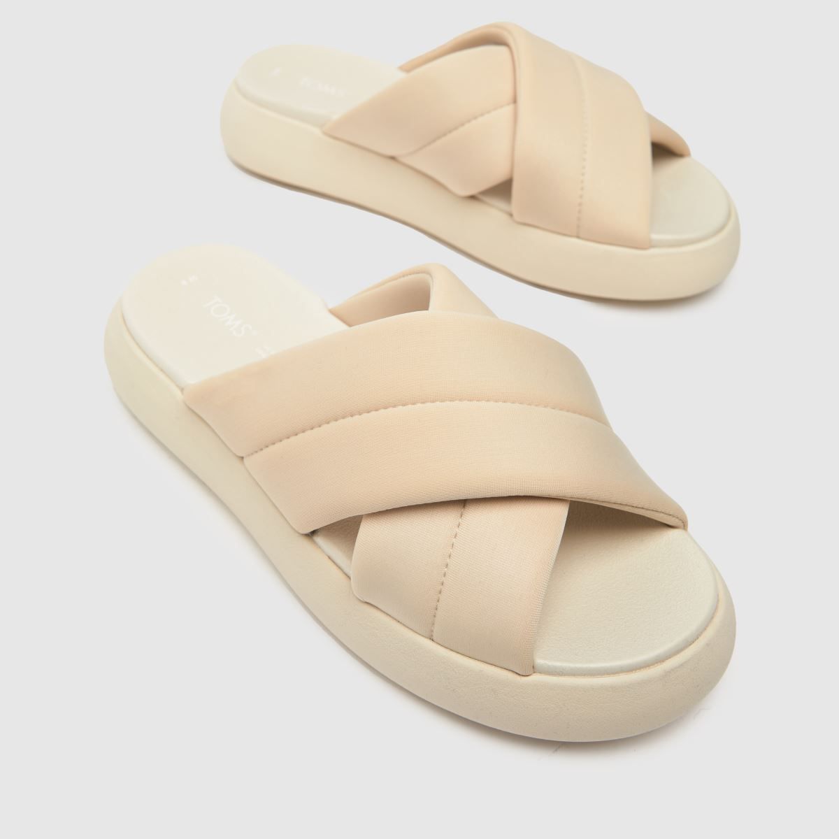 TOMS mallow crossover vegan sandals in beige | Schuh