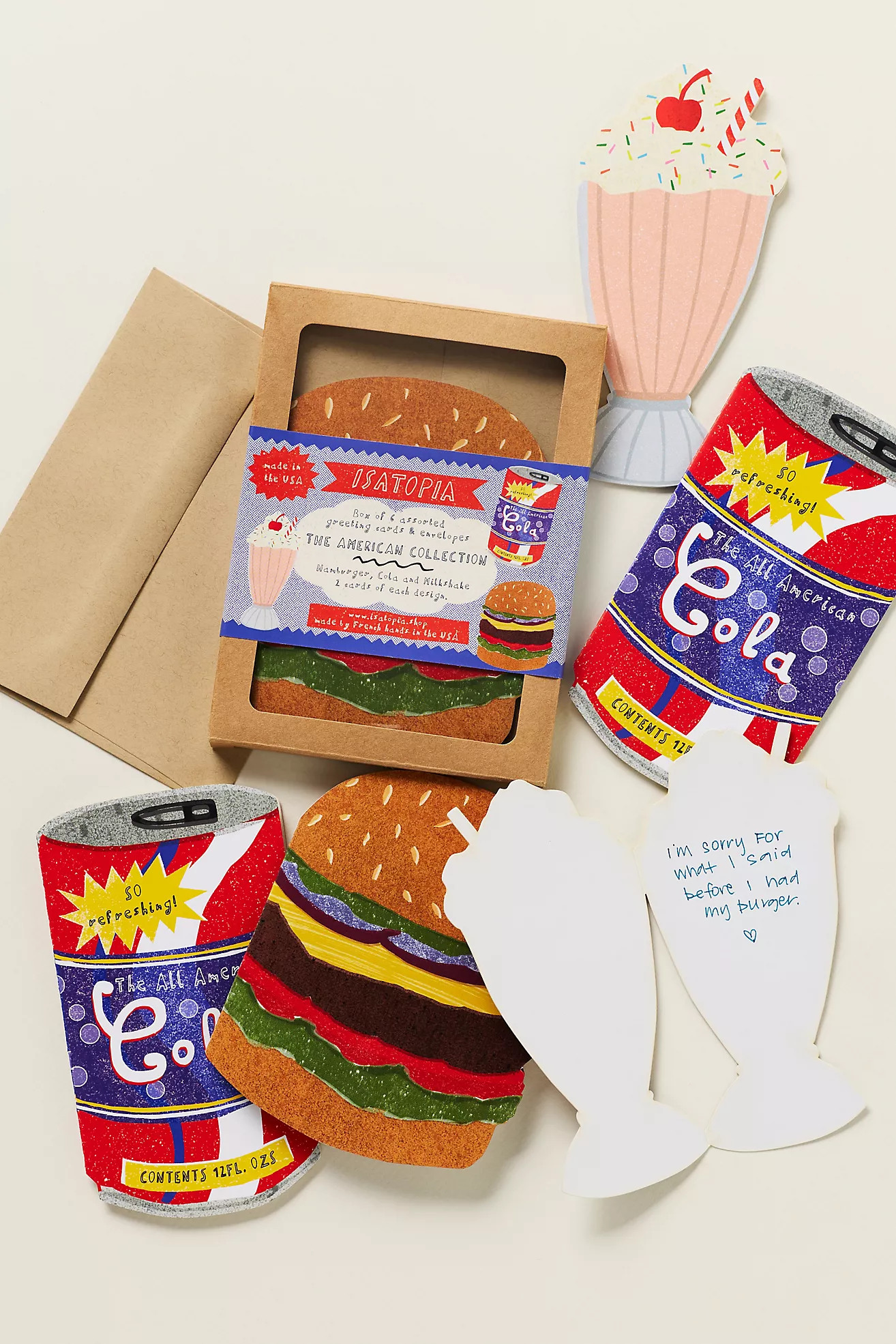 Isatopia Diecut Notecard Set | Anthropologie (US)
