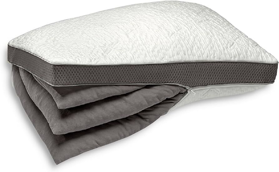 ComfortFit Bed Pillow Ultimate (Standard) - for All Sleep Positions w/Removable Inserts - Memory ... | Amazon (US)