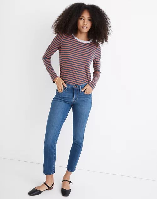 Petite Mid-Rise Stovepipe Jeans in Leman Wash: TENCEL™ Denim Edition | Madewell