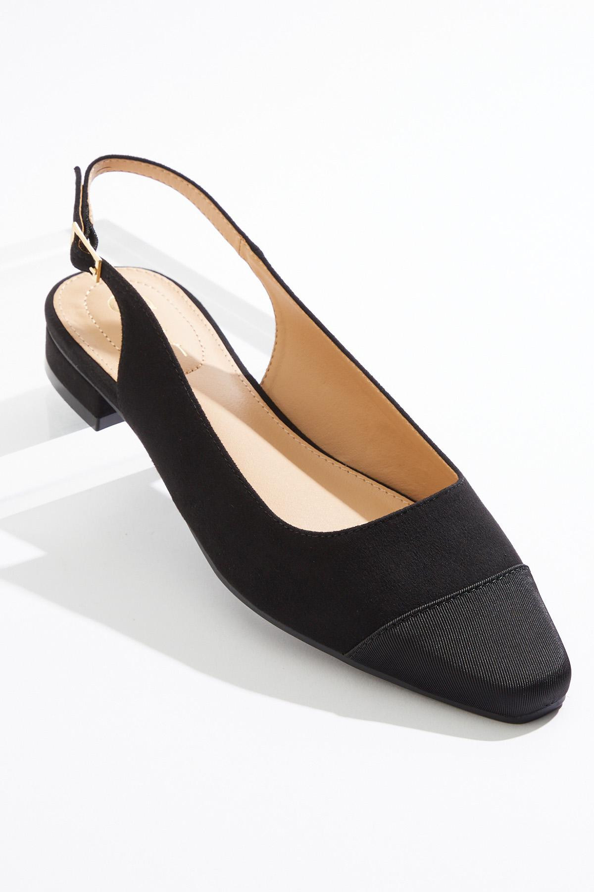 Cap Toe Slingback Flats | Cato Fashions
