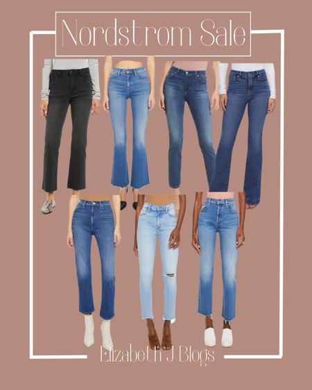Denim jeans from the Nordstrom anniversary sale. N sale. Straight leg jeans. Flare jeans. Cropped wide leg

#LTKxNSale #LTKunder100