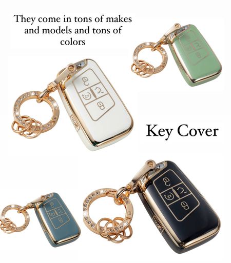 Key covers. Black white gold car suv key fob. Decorative car accessories amazon

#LTKhome #LTKFind #LTKSale