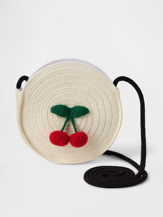 Kids Cherry Straw Bag | Gap (US)