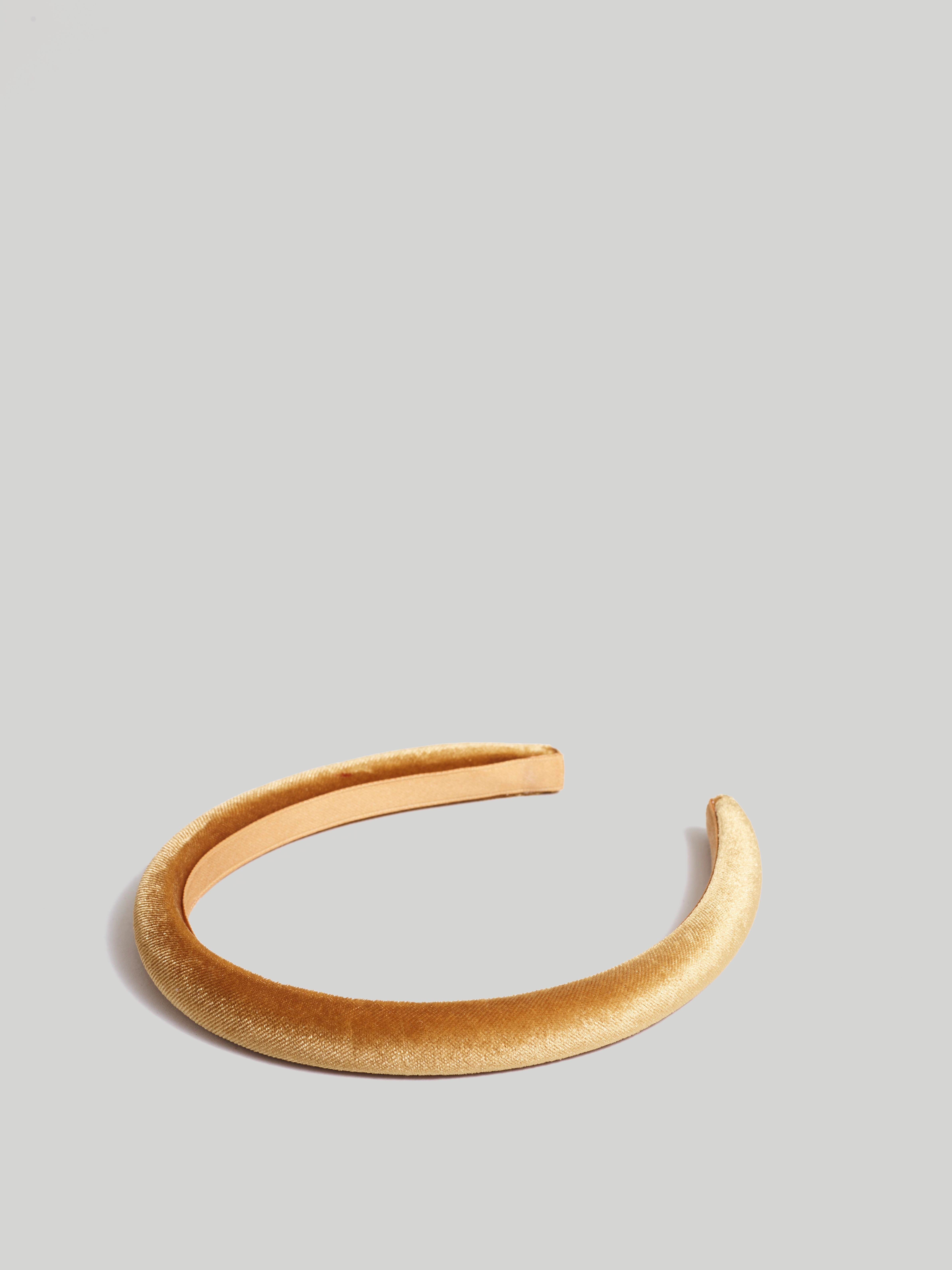Skinny Padded Velvet Headband | Madewell
