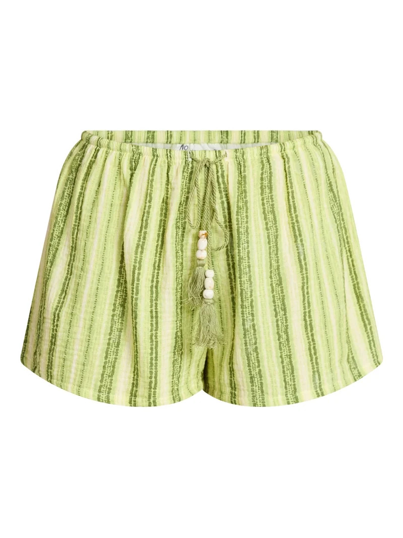 No Boundaries Cotton Pull On Shorts, 2" Inseam, Women's XXS-XXL | Walmart (US)