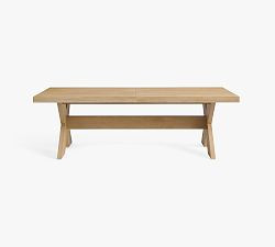 Modern Farmhouse Rectangular Extendable Outdoor Dining Table (94"-112") | Pottery Barn (US)