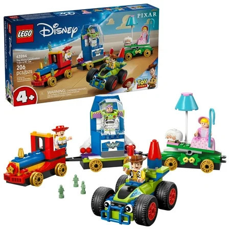 LEGO Disney and Pixar’s Toy Story Celebration Train & RC Car Toddler Toy - Sensory and Pretend Play Building Toy for Preschool Boys and Girls, Ages 4+ - Disney Gift Idea for Birthdays - 43264 | Walmart (US)