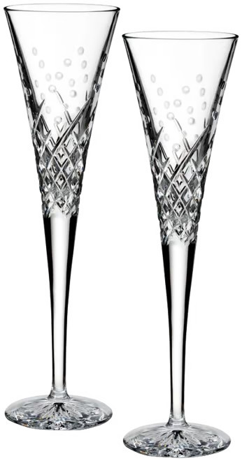 Wishes "Happy Celebrations" Toasting Flutes, Set of 2 | Bloomingdale's (US)