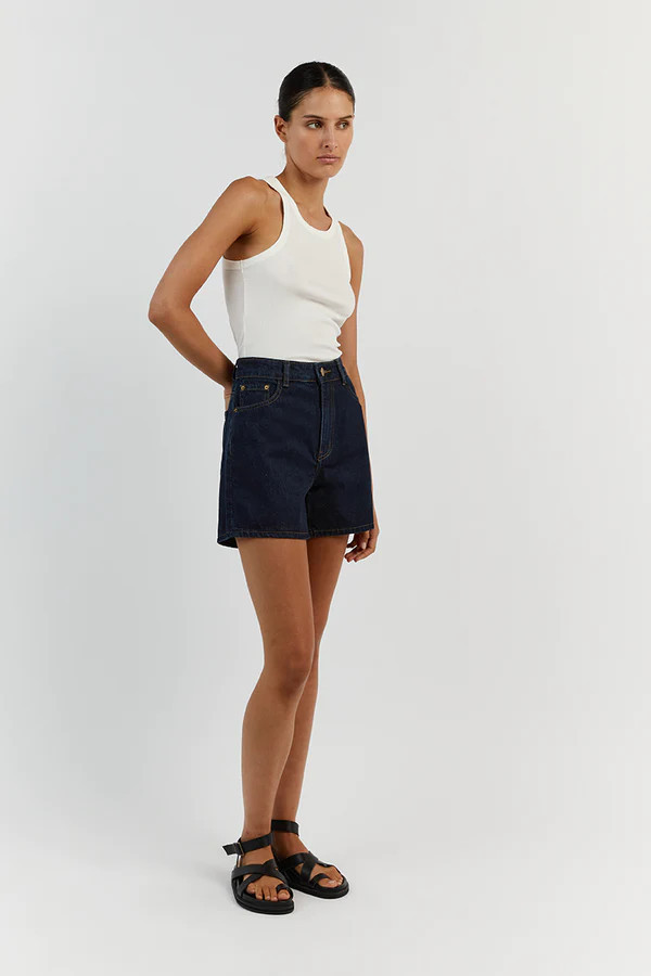 PIPER INDIGO DENIM SHORT | DISSH
