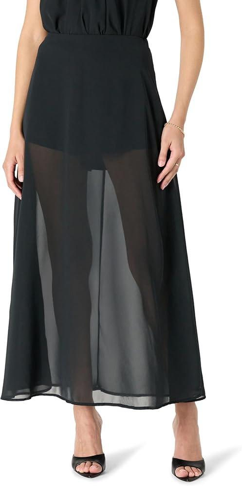 The Drop Womens Dierdre Sheer Maxi Skirt | Amazon (US)