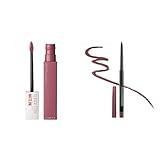 Maybelline Super Stay Matte Ink Liquid Lipstick Makeup, Lover and Color Sensational Lip Liner Bun... | Amazon (US)
