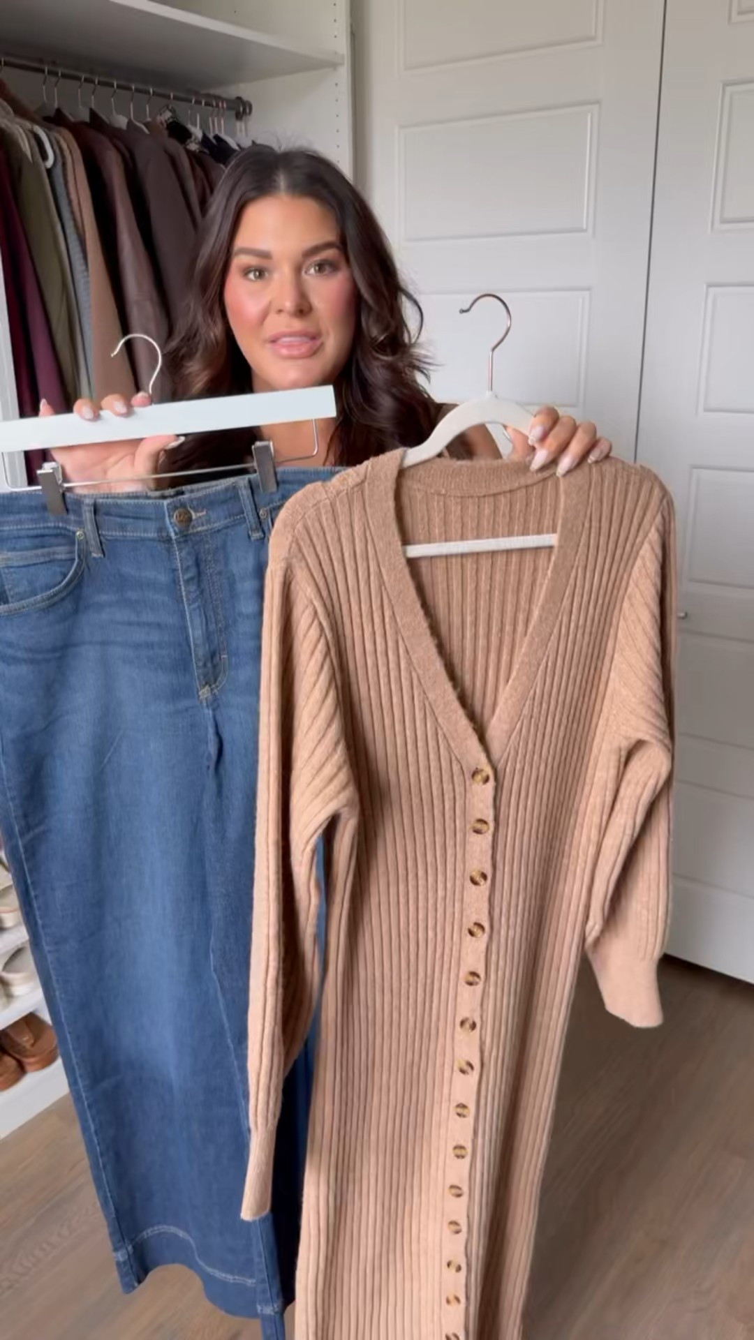 Elevated Amazon Fall Fashion 
Dark wash wide leg jeans and the most fabulous duster cardigan that can also be worn as a dress.

Duster: Medium
Jeans: 12 Long

#LTKMidsize #LTKStyleTip #LTKFindsUnder50