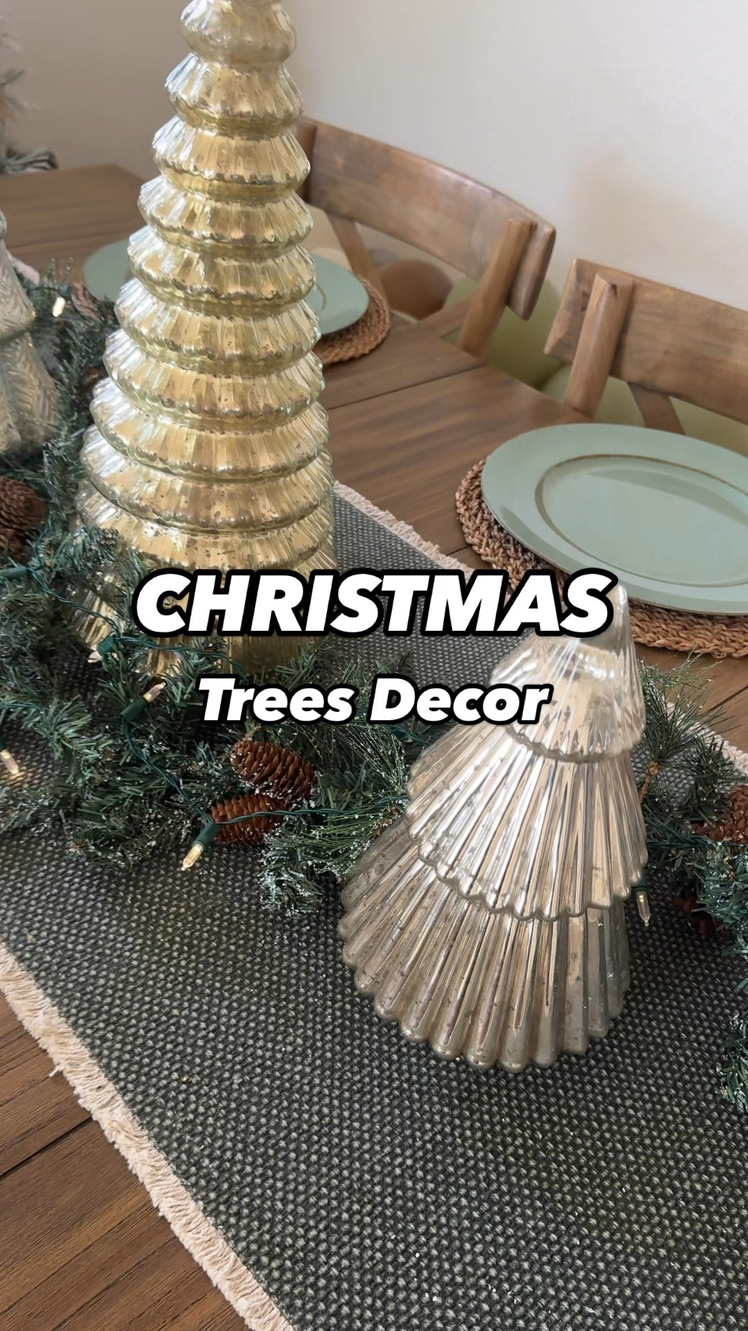 Christmas decor.
Silver pines. Christmas Iridescent Clear Glass Tree Table Décor or Mantel Decoration.
Amazon finds. Walmart finds. 


#LTKGiftGuide #LTKHoliday #LTKWatchNow