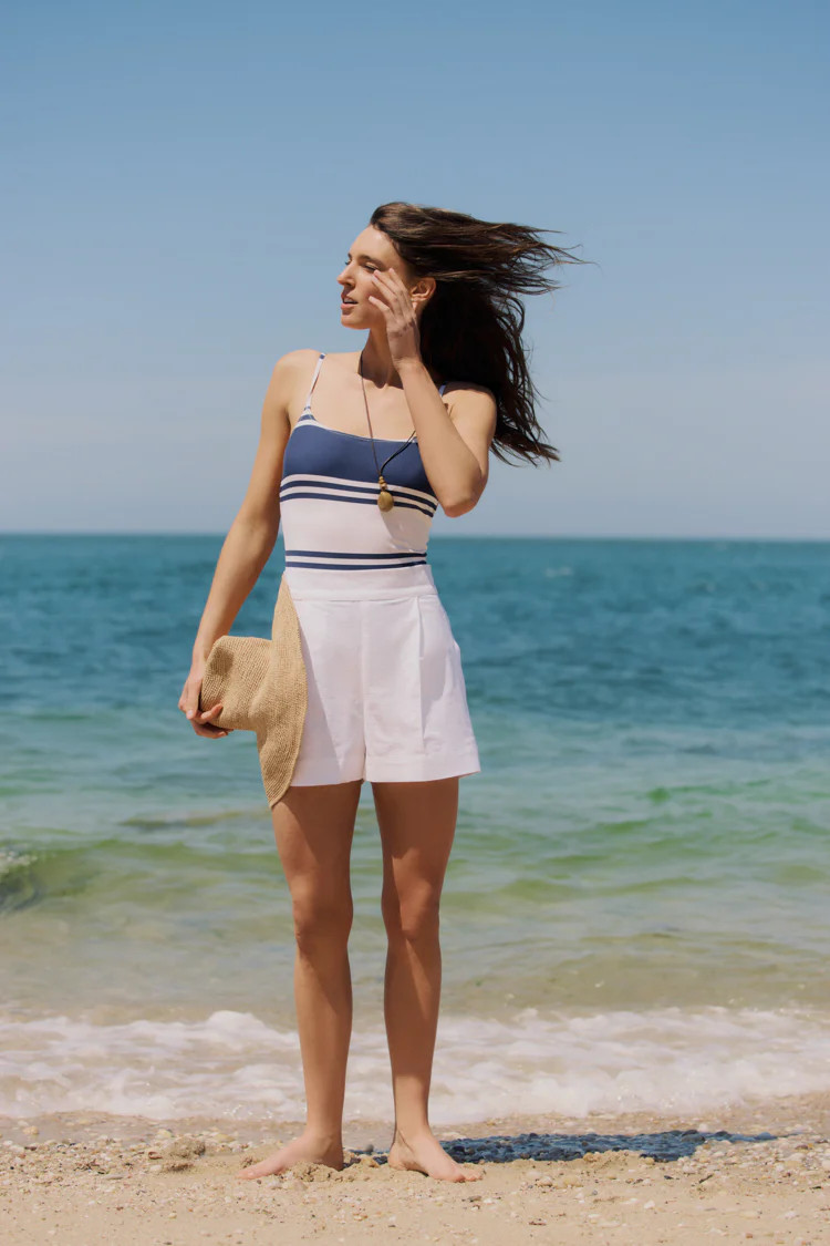 Ayele Navy Elene One Piece | Tuckernuck (US)