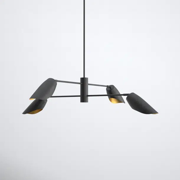 Bondy 4 Light Metal Dimmable LED Chandelier | Wayfair North America