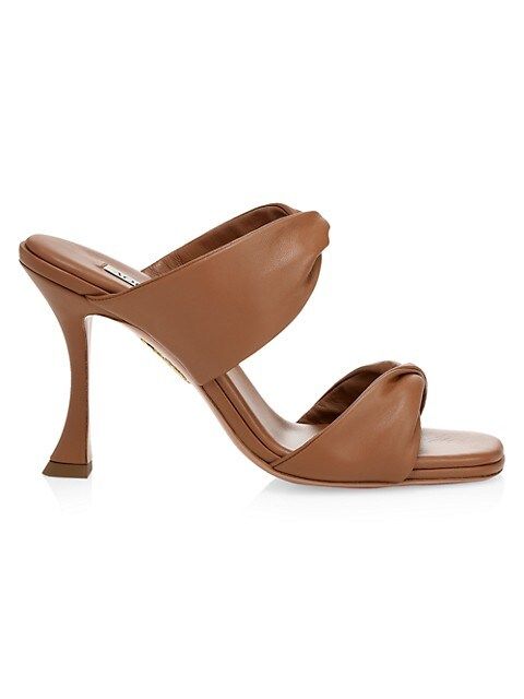 Twist Leather Sandals | Saks Fifth Avenue