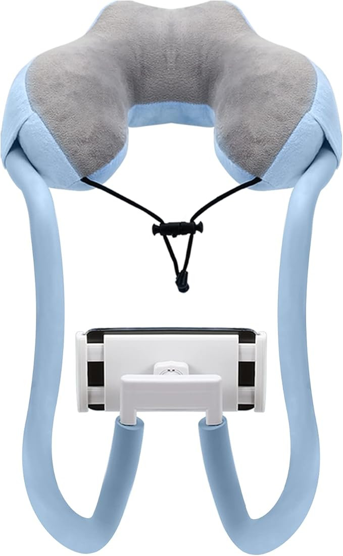 MoKo Neck Phone Holder, Lazy Gooseneck Phone Pillow Holder Bracket,360°Rotation Universal Mobile... | Amazon (US)