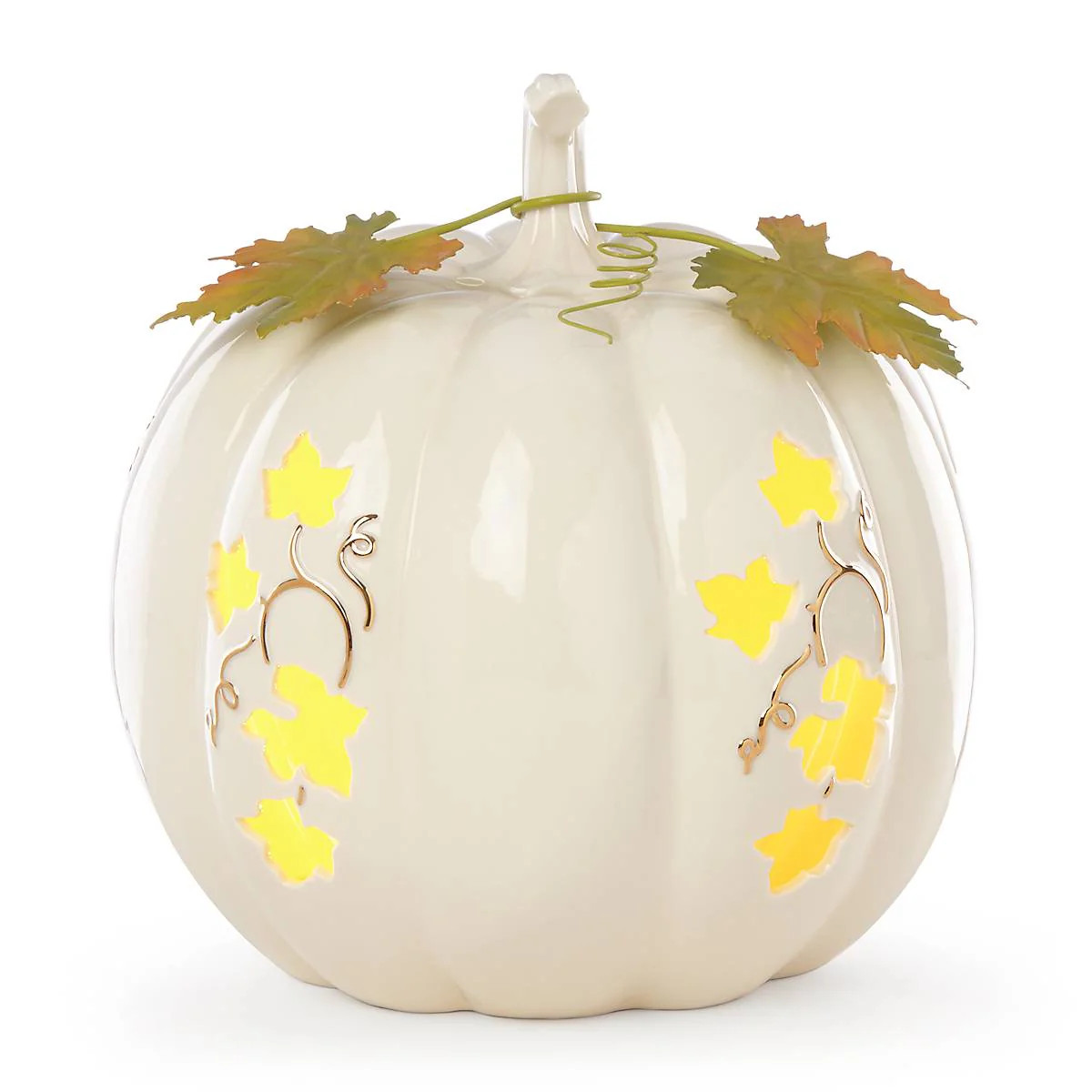 Lighted Pumpkin Medium Centerpiece | Lenox