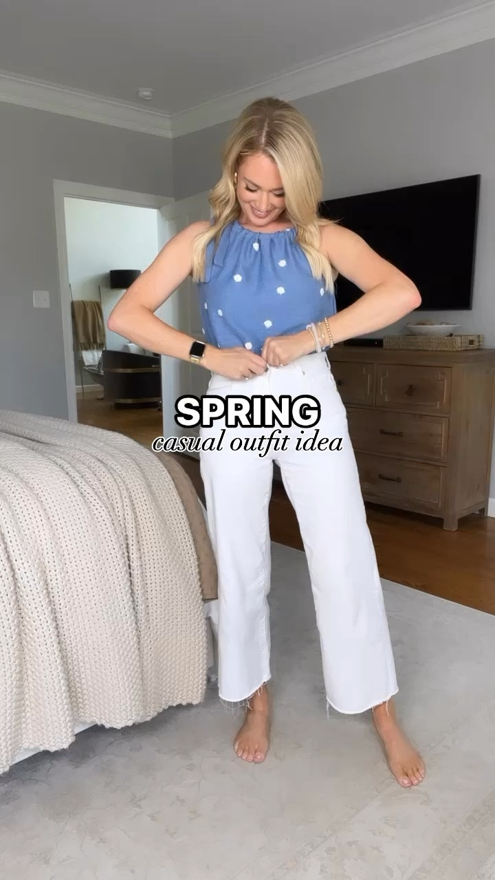 I’m wearing a small in the top & 27 in the jeans (both fit true to size)

Casual outfit, spring outfit, summer outfit, white jeans, jeans, sandals

#LTKSeasonal #LTKFindsUnder50 #LTKStyleTip