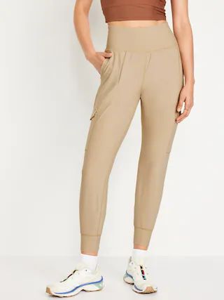 High-Waisted PowerSoft Cargo Joggers | Old Navy (US)