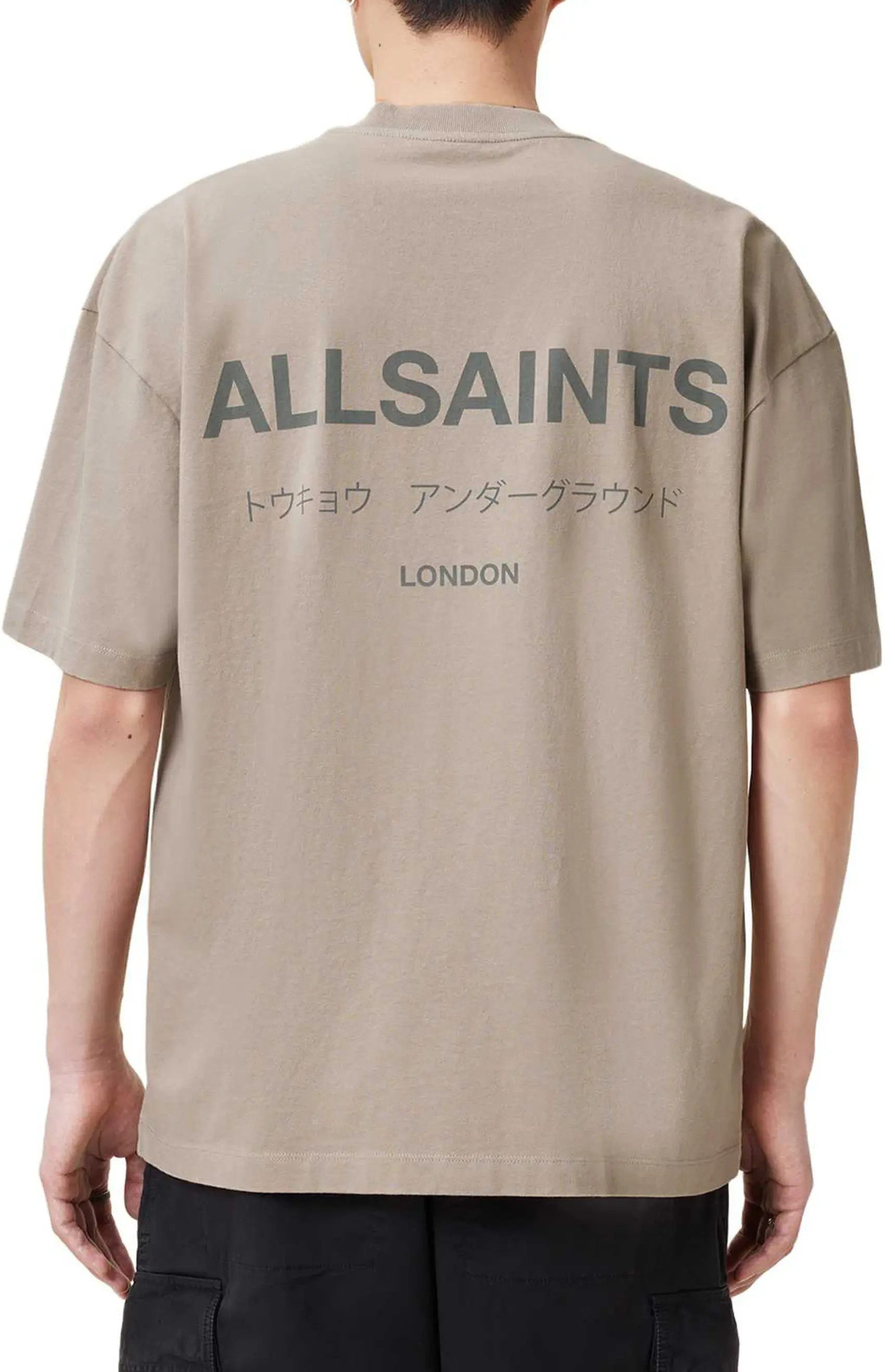 AllSaints Underground Oversize Graphic T-Shirt | Nordstrom | Nordstrom
