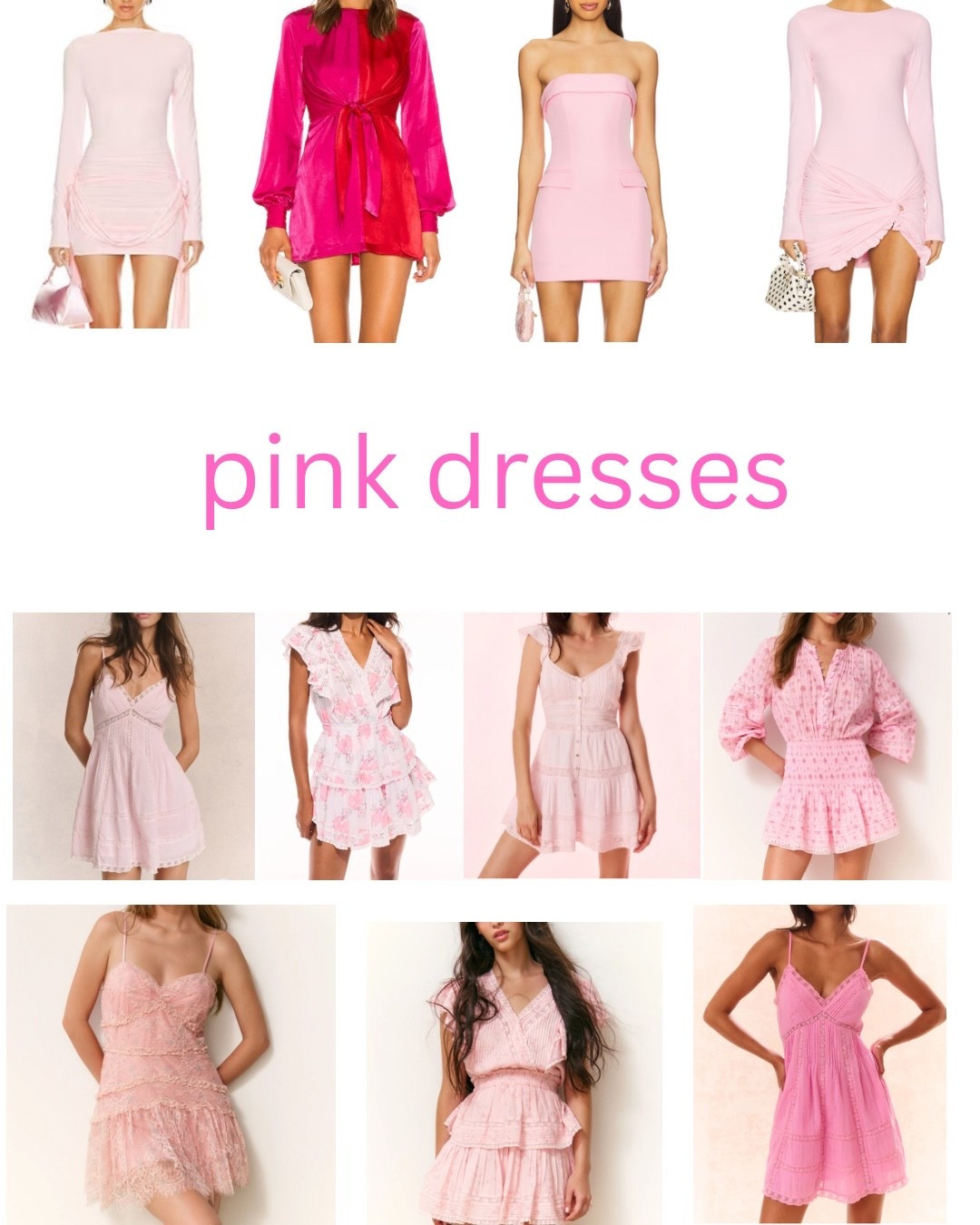 Pink dress, pink dresses

#LTKU