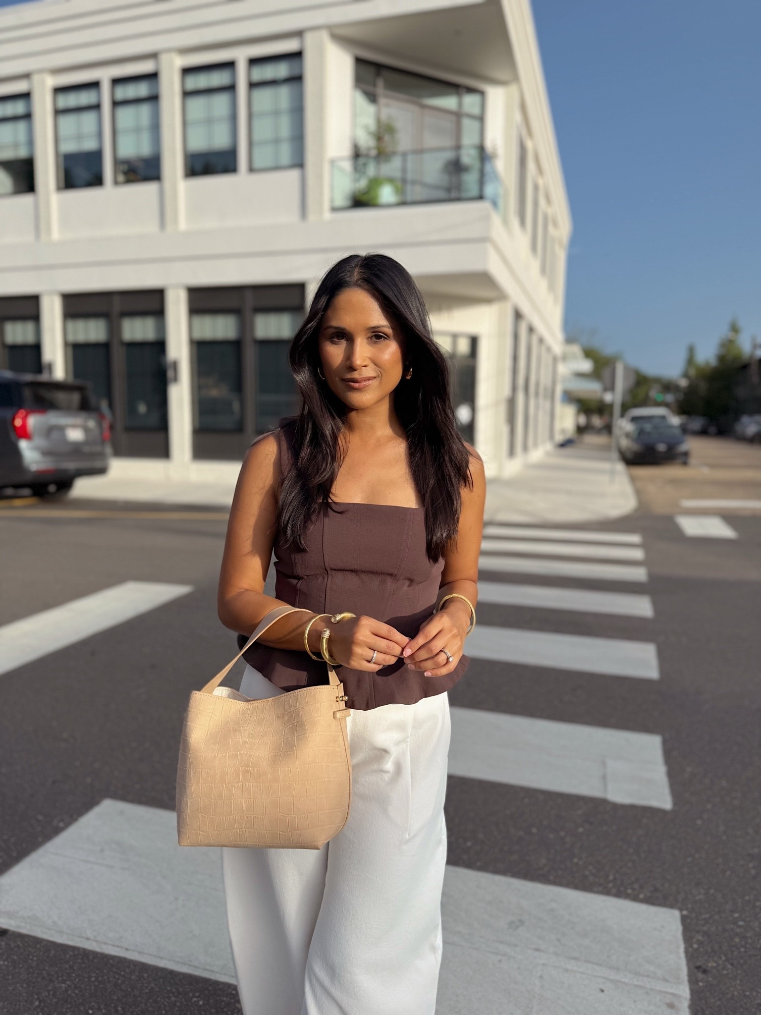 How gorgeous is the Selena bag in nubuck croc! Perfect for transitioning into fall. 
Take 20% OFF with code: HAUTE20

#workwear #aritzia #whitepants #giginewyork #ootd #transitionalstyle

#LTKSaleAlert #LTKSeasonal #LTKPetite