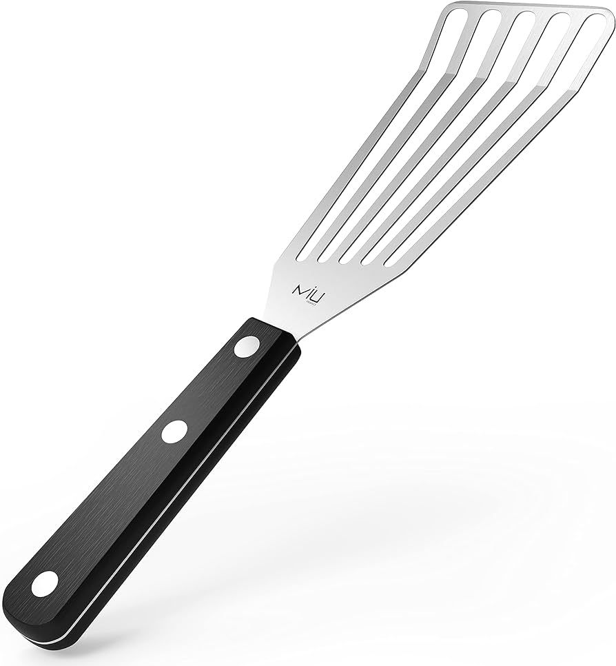 MIU Fish Spatula Stainless Steel, Flexible, Polished Metal, Corrosion Resistant, Kitchen Slotted ... | Amazon (US)