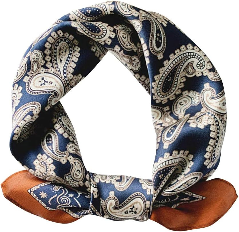 Mulberry Silk Scarfs Women Small Square Scarf 21" x 21" Neckerchief | Amazon (US)